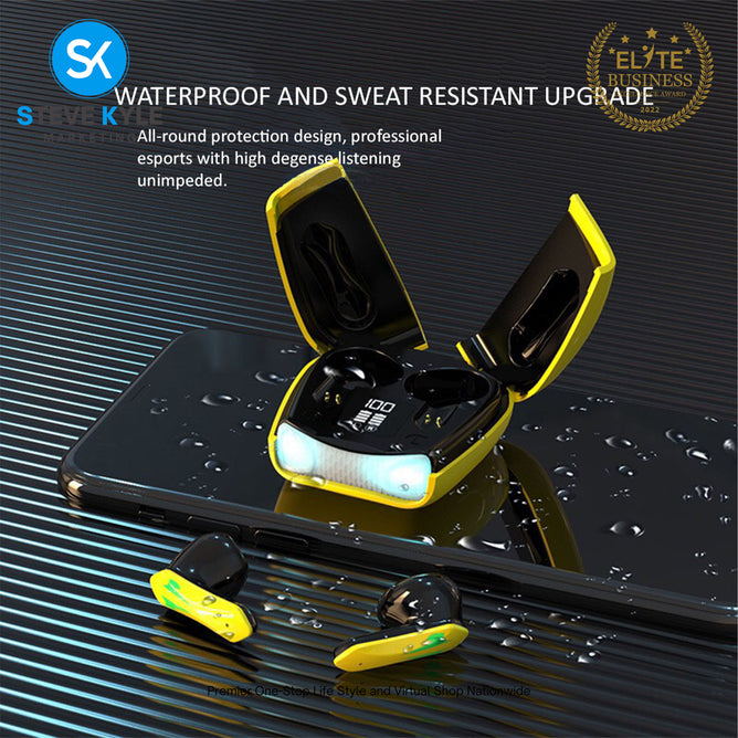 Desmond Wireless Bluetooth Waterproof Gaming Earbuds in-Ear Headphones