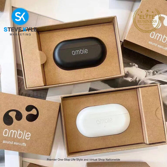 Ambie Sound Earcuffs Ear Bone Conduction Earring Type Wireless Bluetooth Earphones