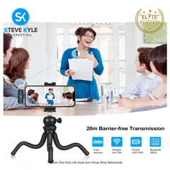 PULUZ Wireless Lavalier Noise Reduction Reverb Microphone for 8-Pin and Type-C Device