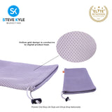 HAWEEL Nylon Mesh Drawstring Pouch Bag with Stay Cord