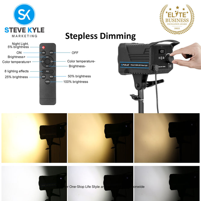 PULUZ 150W 3200K-5600K Photo Studio Strobe Flash Light Kit with Softbox Reflector & Tripod(US Plug)