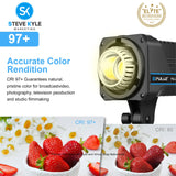 PULUZ 150W 3200K-5600K Photo Studio Strobe Flash Light Kit with Softbox Reflector & Tripod(US Plug)
