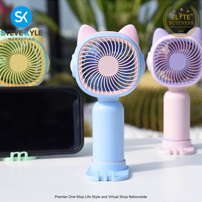 Portable USB Rechargeable Mini Handy Fan Pocket Desktop Air Cooler Electric Fans