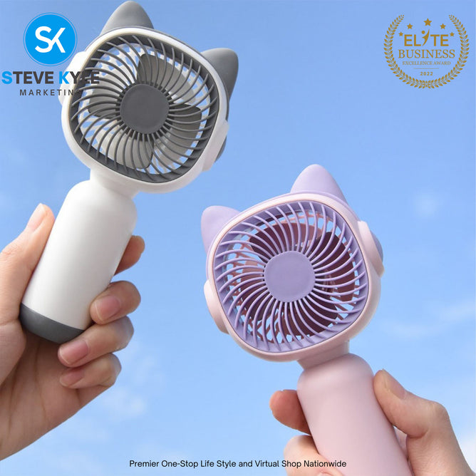 Portable USB Rechargeable Mini Handy Fan Pocket Desktop Air Cooler Electric Fans