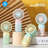 Handheld Mini Fan Outdoor Travel Portable Fan USB Rechargeable Fan Student Pocket Fan