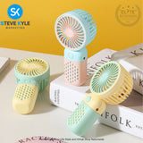 Handheld Mini Fan Outdoor Travel Portable Fan USB Rechargeable Fan Student Pocket Fan