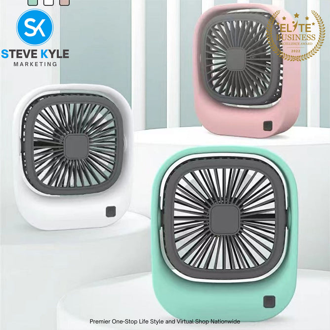 NEW Mini  Fan Rechargeable Portable Desktop Fan USB Mini Fan