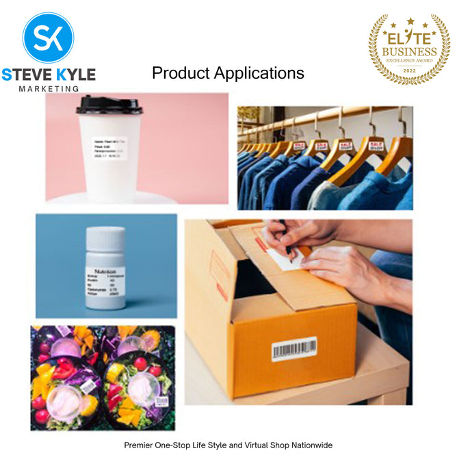 70X30 1A Sticky Labels, Self Adhesive Pricing Labels for Printer, Blank Label Stickers Kitchen Label