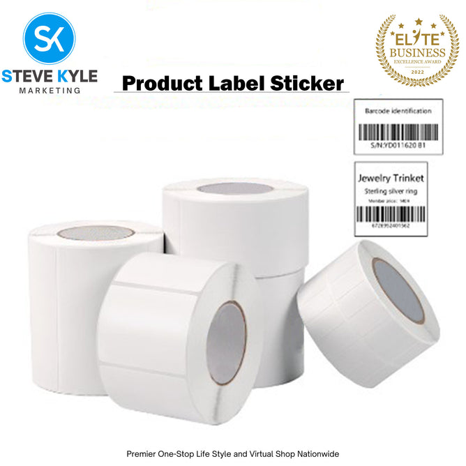 70X30 1A Sticky Labels, Self Adhesive Pricing Labels for Printer, Blank Label Stickers Kitchen Label