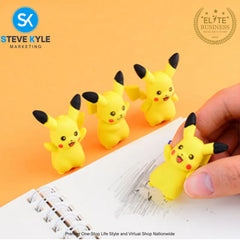 Eraser Childrens Gift Learning Toys Pencil Eraser Toppers Anime Figure