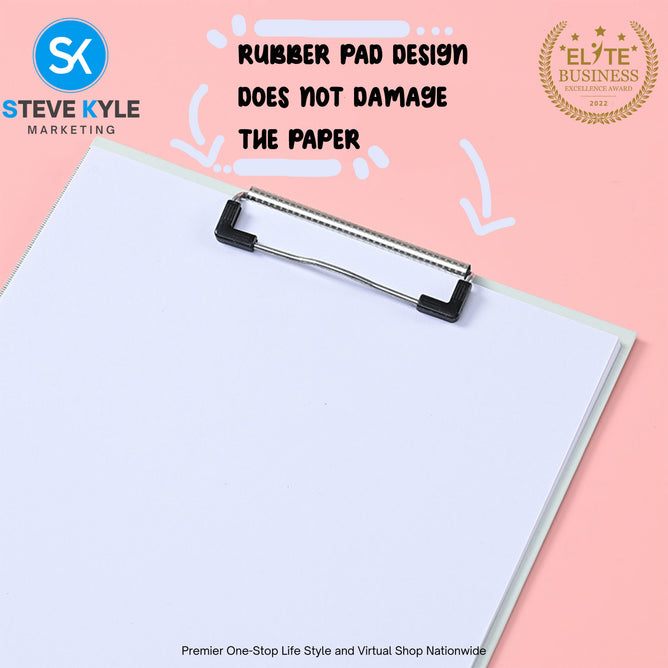 Kawaii A4 File Folder Clipboard Writing Pad Memo Clip Hard Board  Paper Organizer