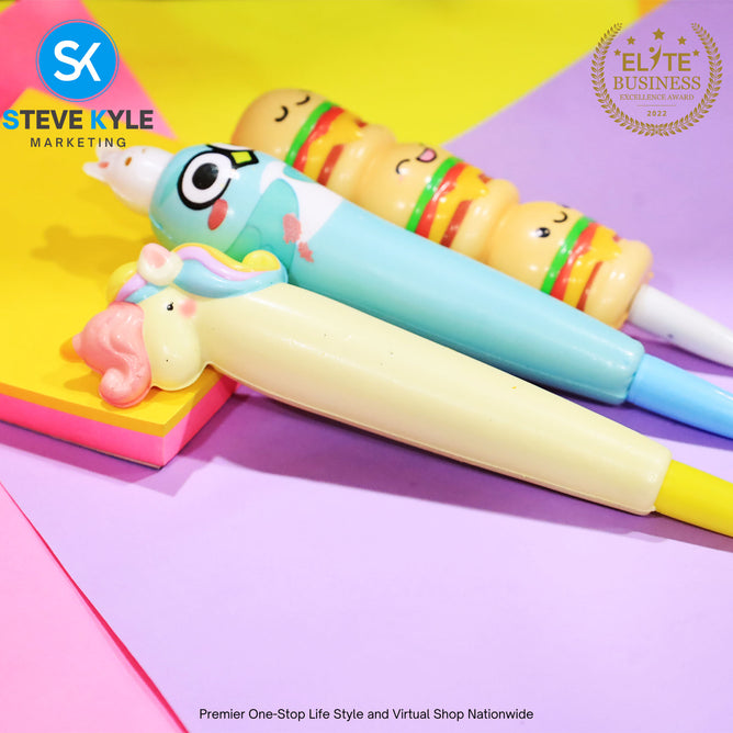 Kawaii Soft Squishy Animals Decompression Squeeze Gel Ink Pens Cute Pen