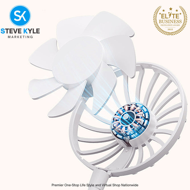 MultiFunction Small Fan USB Voice Control Night Light