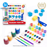 Washable Paint Kit Set Non-Toxic Best Gift School Supplies