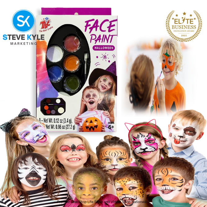 8 Colors /Set Face Body Art Painting Oil Non Toxic Makeup Paint / Halloween Pigment Waterproof Makeup Paint