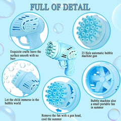 Fully Automatic Dolphin Bubble Gun For Children