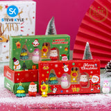 Christmas Eraser Snowmen Santa Christmas Stationery Kawaii Good-looking Pencil Erasers Pupils Stationery