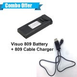 VISUO 809 Quadcopter Drone's Battery Combo with Charger