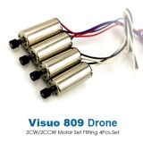 VISUO 809 Quadcopter Drone's CW CCW Motor Set