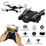 VISUO  XS809W-VGA 0.3MP WIFI FPV FORDABLE  HIGH PERFORMANCE 4-CHANNEL CAMERA QUADCOPTER DRONE