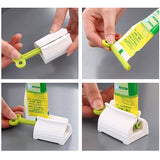 Multifunction Manual Rotate Toothpaste Dispenser Tube Squeezer Holder Extruder Tool Stand Clamp