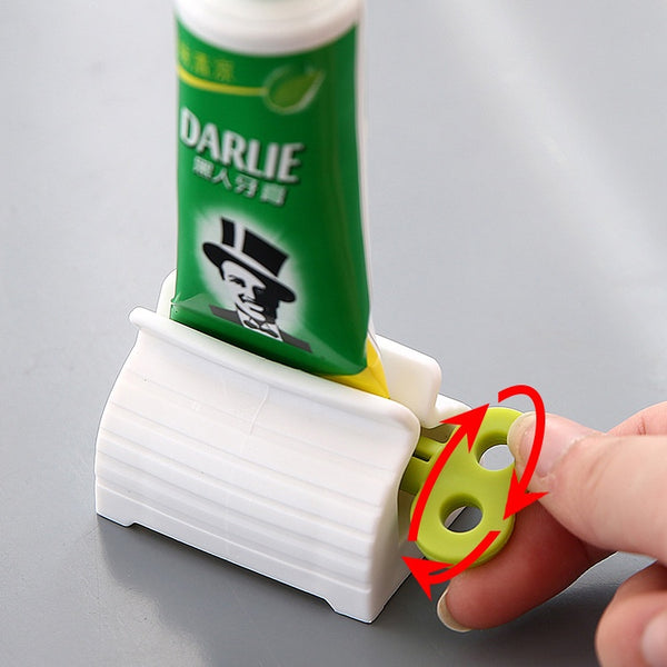 Multifunction Manual Rotate Toothpaste Dispenser Tube Squeezer Holder ...
